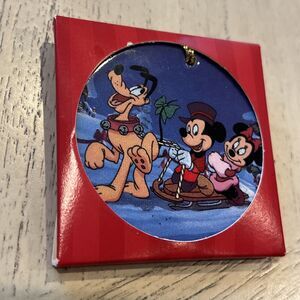 Disney  Mickey's Once Upon A Christmas Flat Ornament 1999 NIB